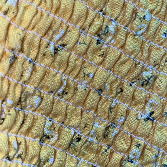 Brandy Melville yellow floral stretch tank - Picture 3 of 3